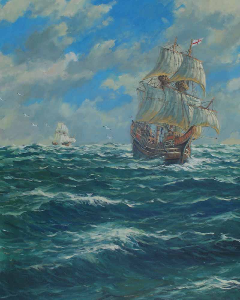 The Mayflower,the Atlantic crossing 1620