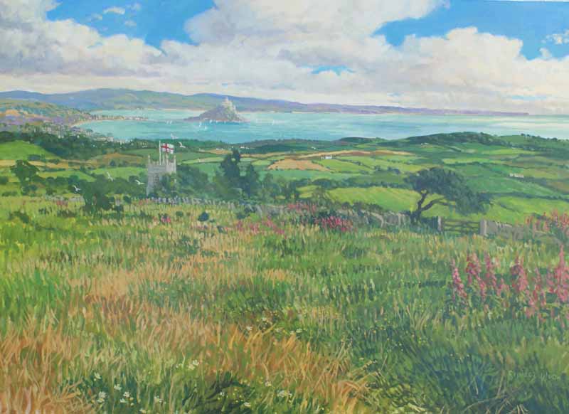 View of Mounts Bay ,Cornwall