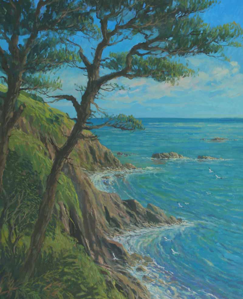 Coastal pines,Devon